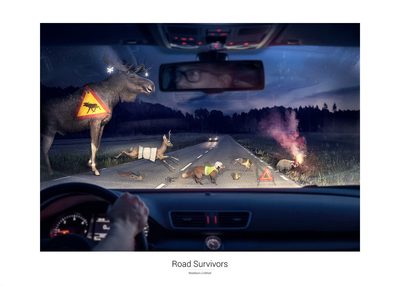 Road Survivors – poster 70 × 50 cm